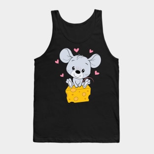 cheese and mouse Tank Top